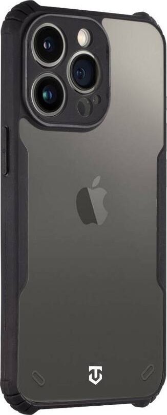 Mbulesë telefoni Tactical Quantum Stealth Cover për iPhone 13 Pro, TPU, transparente me të zezë