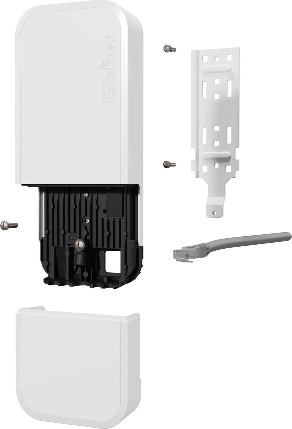 Ruter WiFi MikroTik wAP ax, Dual Band WiFi 6, 2x Gigabit Ethernet, i bardhë