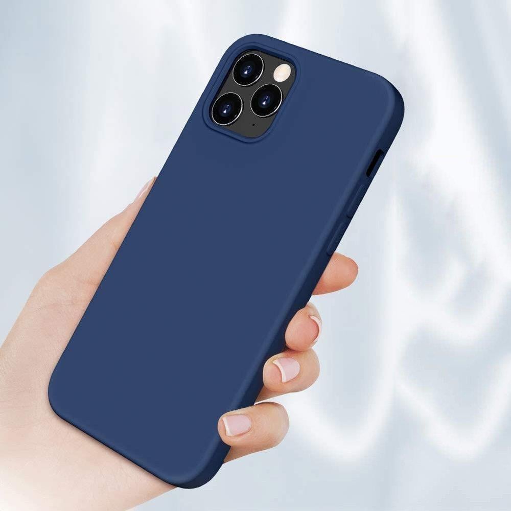 Mbrojtëse silikoni Hurtel për Xiaomi Redmi Note 10 5G Poco M3 Pro, fleksibile, blu