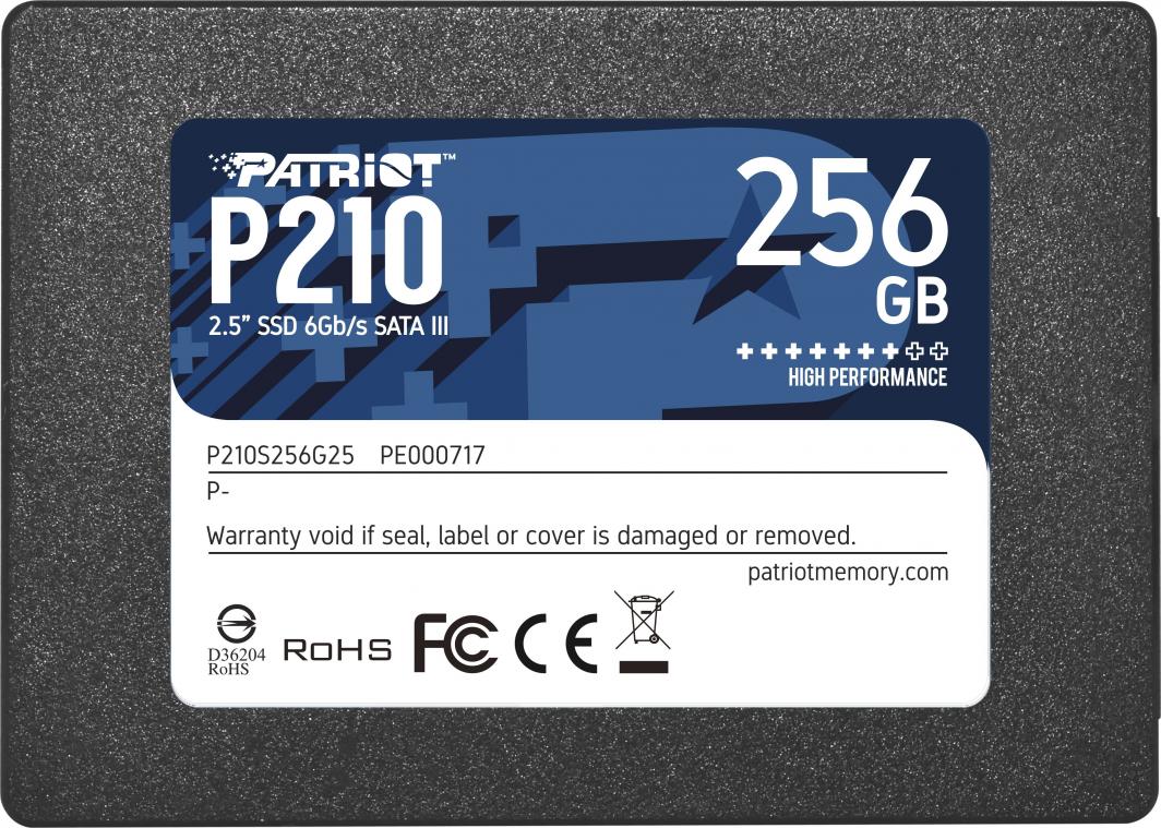 Disk SSD Patriot P210, 256GB, 2.5" SATA III