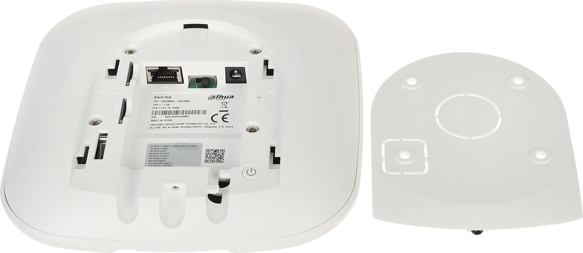 Panel alarmi Dahua ARC3000H GW2, 150 zona wireless, LAN Wi Fi GSM, i bardhë