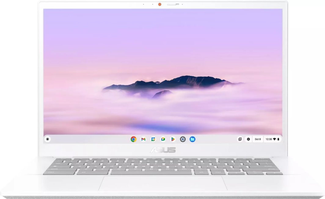 Laptop ASUS Chromebook Plus CX34, 14", Intel Core i5-1334U, 16GB RAM, 256GB SSD, Intel Iris Xe, i bardhë