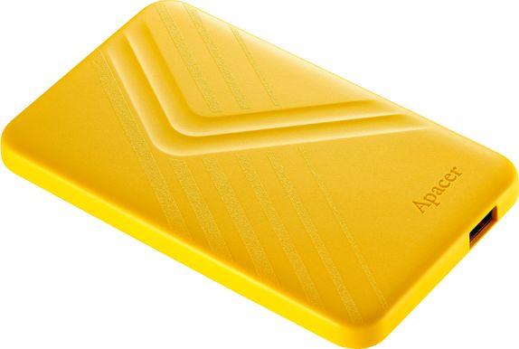 Disk i jashtëm HDD Apacer AC236 (AP1TBAC236Y-1), 1TB, 2.5'', i verdhë