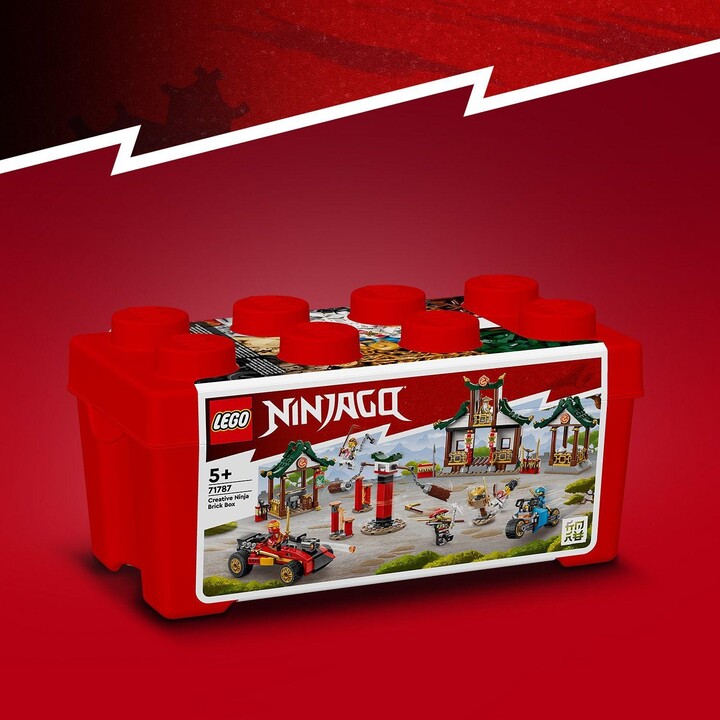 Set LEGO® NINJAGO® 71787 Creative Ninja Box, 530 pjesë