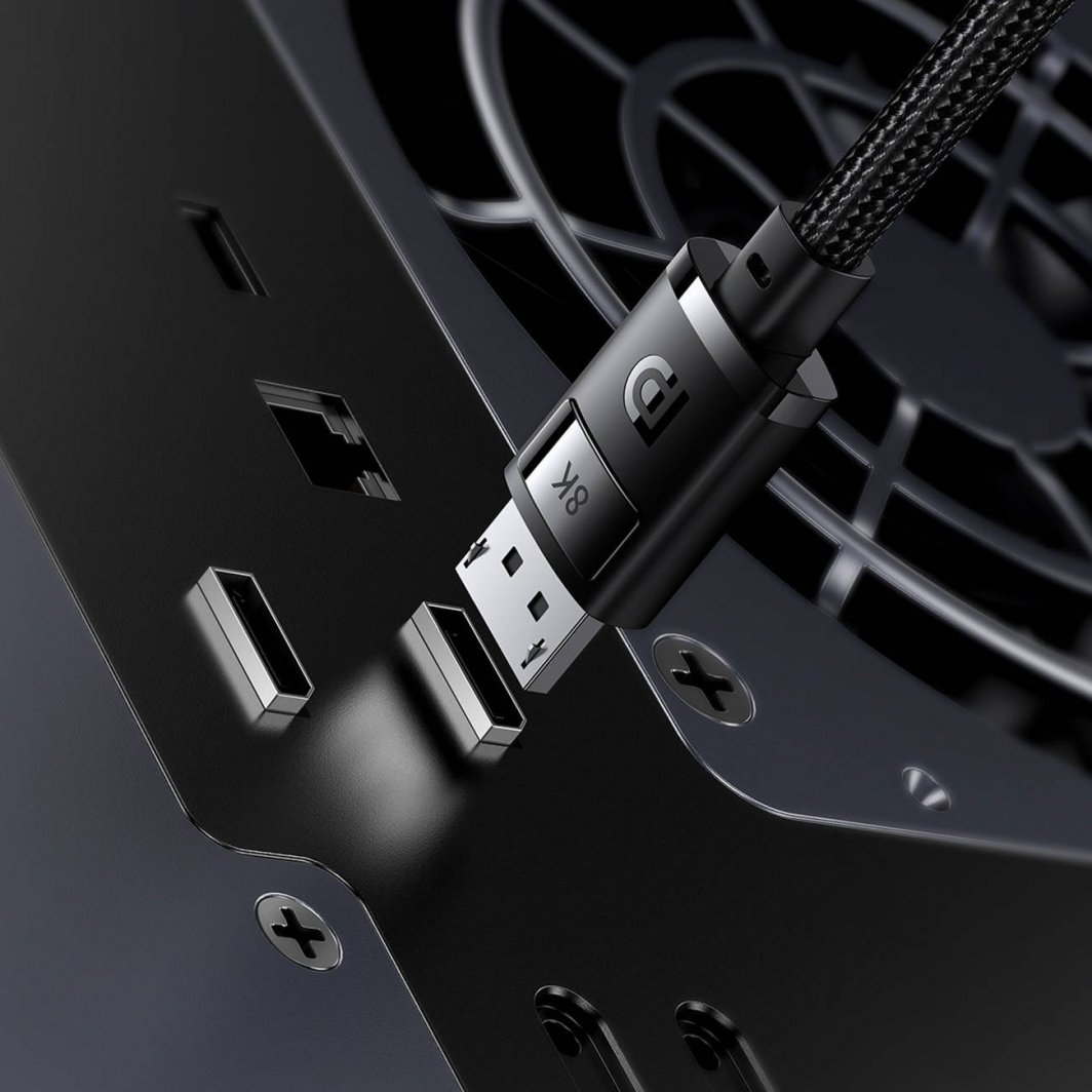 Kabllo DisplayPort Baseus High Definition, 1.5m, DP në DP, e zezë