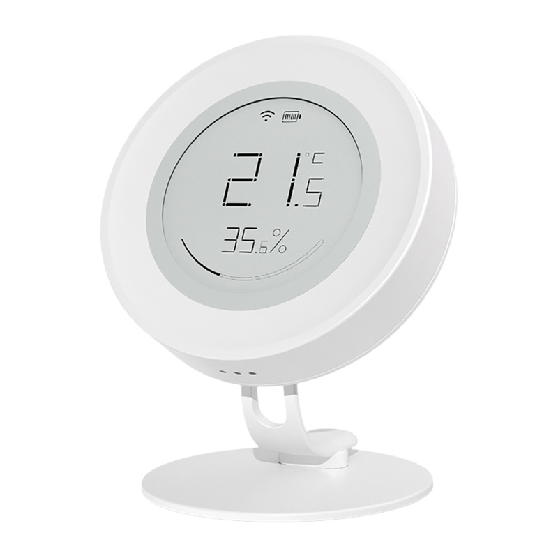 Sensor i mençur temperature dhe lagështie Avatto ZWSH16, ZigBee 3.0, ekran E-ink, i bardhë