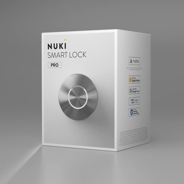 Bravë inteligjente Nuki Smart Lock Pro, Wi-Fi, kontroll me aplikacion, argjendtë e bardhë