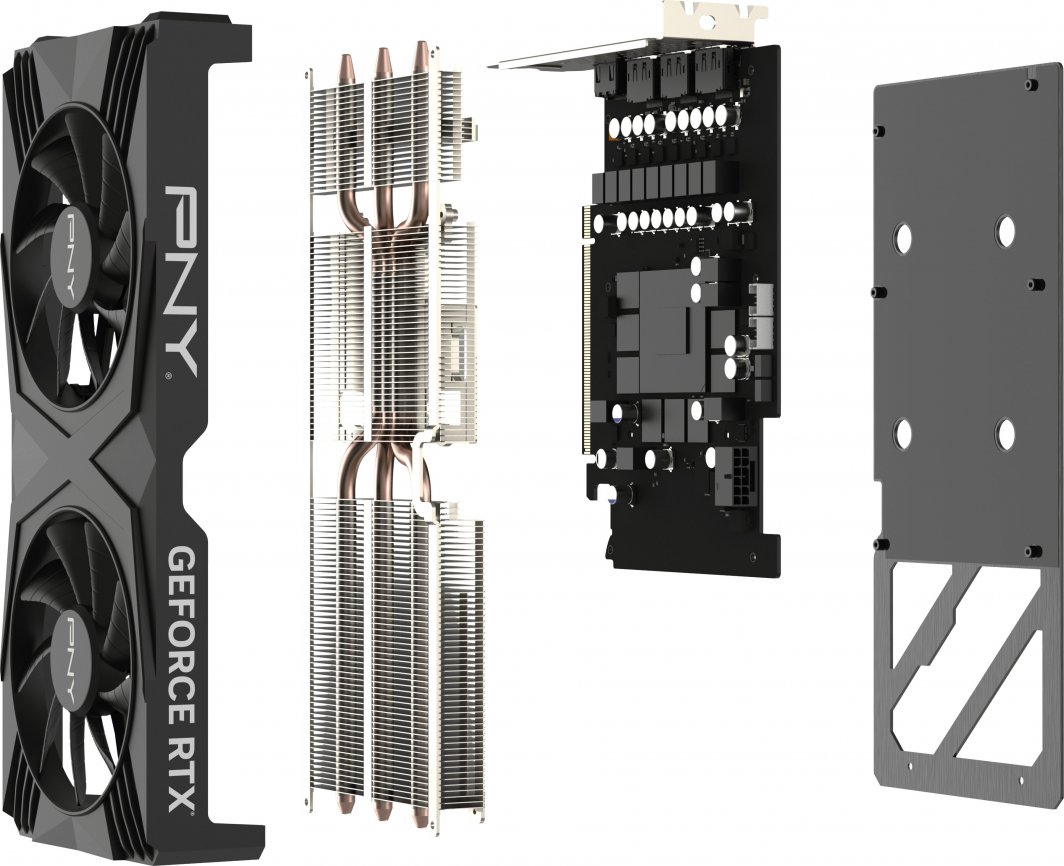 Kartelë grafike PNY GeForce RTX 4070 SUPER Verto OC Dual Fan 12GB GDDR6X