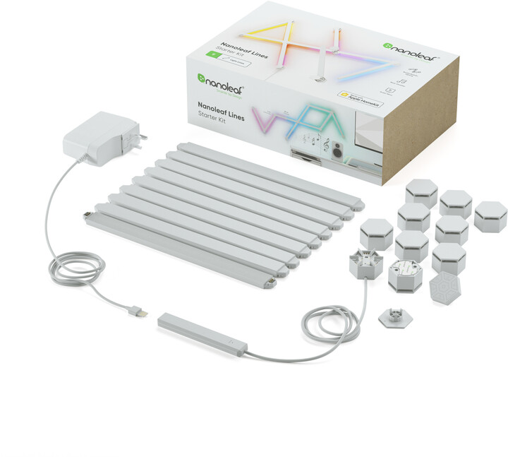 Ndriçim smart Nanoleaf Lines Starter Kit 9PK