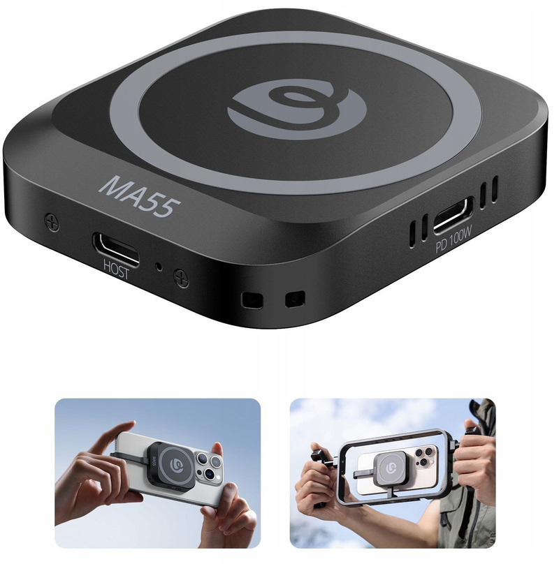 Kuti e jashtme SSD Ulanzi MA55, M.2 NVMe, USB 10Gbps, gri