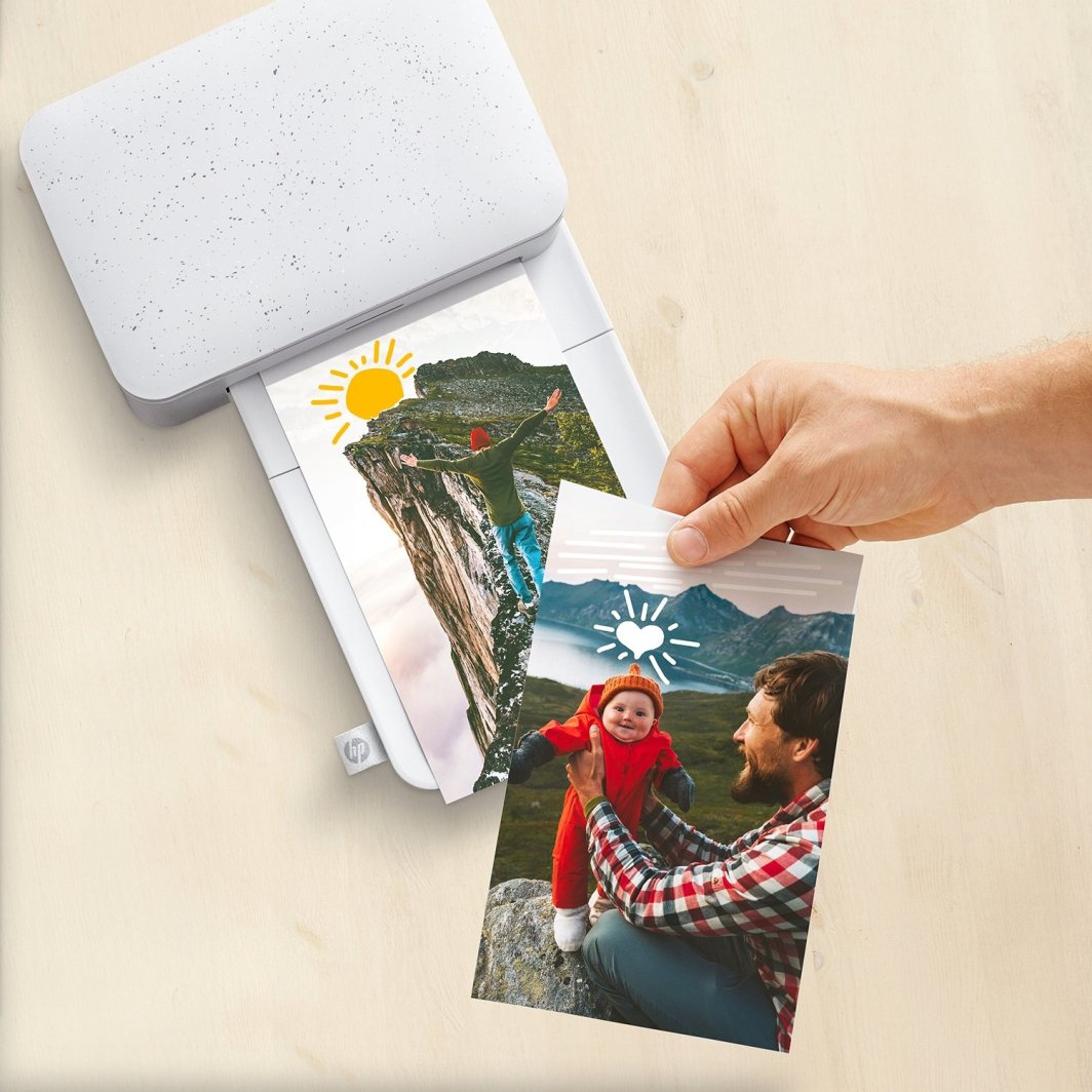 Set letër fotografike dhe kartriça HP Sprocket Studio Plus, 4x6", 108 fletë, 2 kartriça, shumëngjyrëshe