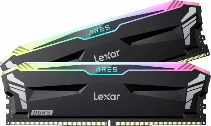 Memorie Lexar Ares RGB, DDR5, 32 GB, 6800 MHz, CL34, LD5U16G68C34LA-RGD