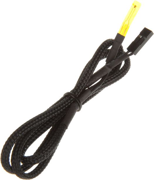 Senzor temperature XSPC Wire Sensor 10k, për ftohje me ujë, me kabllo, i zi