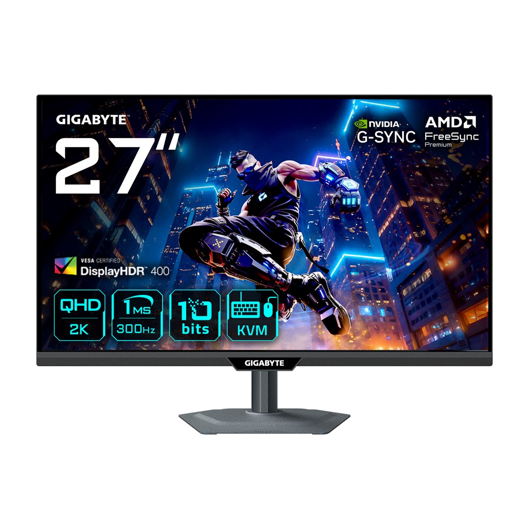GIGABYTE M27Q3 монитор, 27", QHD, 300Hz, 1ms, црн