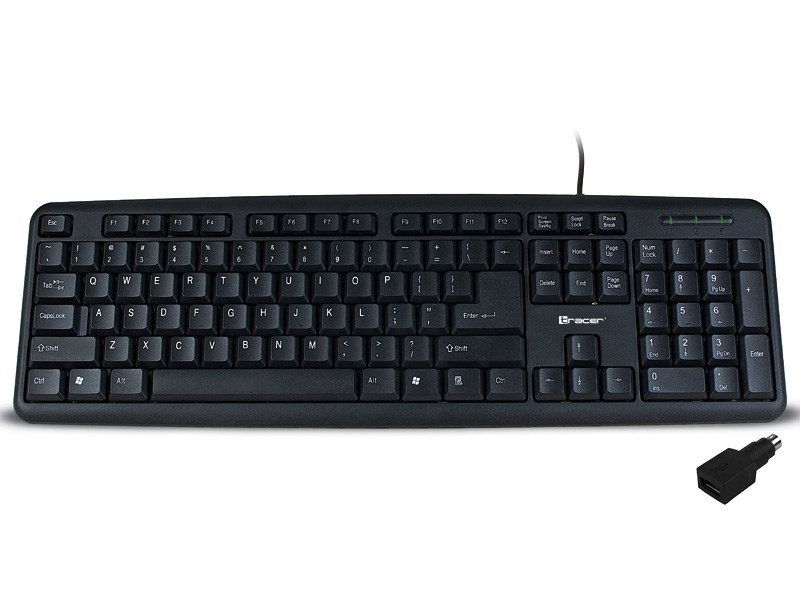 Tastierë Tracer Maverick USB + PS/2, e zezë