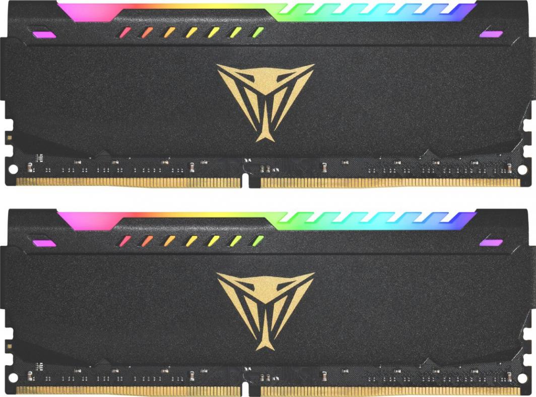 Memorie Patriot Viper Steel RGB, DDR4, 16 GB, 3200 MHz, CL16, PVSR416G320C6K