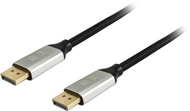 Kabllo DisplayPort Equip 1.4 Premium, 10m, 8K 60Hz, e zezë