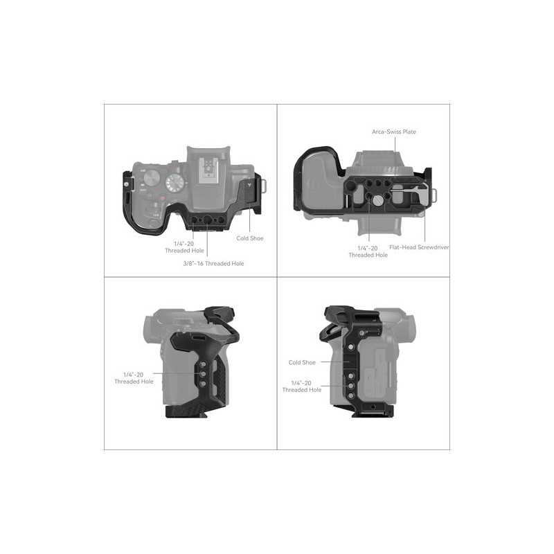 Mbajtës SmallRig "Black Mamba" për Canon EOS R10