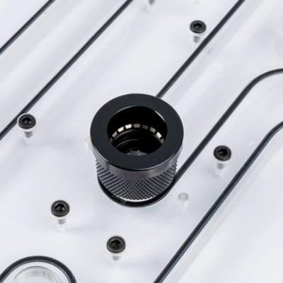 Fiting uji për PC Phanteks EZ-FIT F16 G1/4, për tuba 16mm, i zi