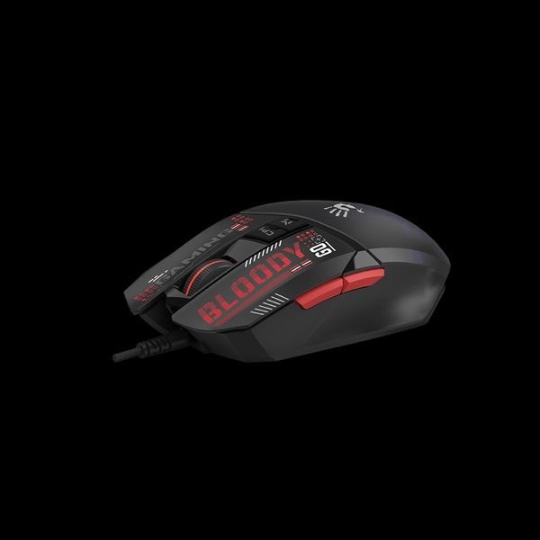 Maus gaming A4tech Bloody W60 Max Mini, 7 butona, RGB, i zi