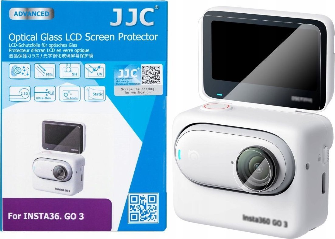 Mbrojtës xhami JJC GSP G03, xham optik, kundër gërvishtjeve, transparent