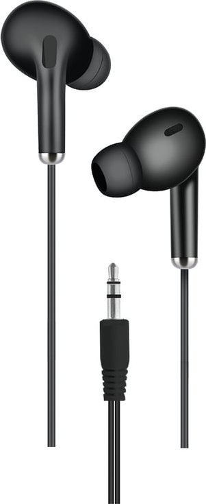 Kufje me kabllo 2GO 797314, in ear, për muzikë dhe thirrje, të zeza