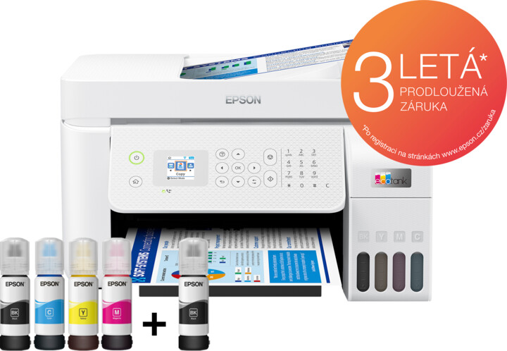 Printer Epson EcoTank L5296, sistem tank