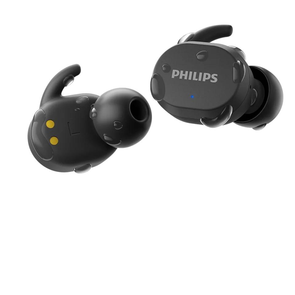 Dëgjuese Buds Philips TAT3216BK/00, wireless IPX5 Splash Mic, të zeza