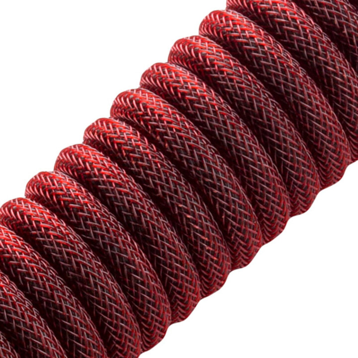 Kabllo spirale CableMod Classic, USB-C/USB-A, 1,5m, e kuqe