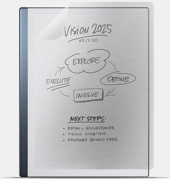 Folie mbrojtëse Doodroo për Remarkable 2, paper feel, transparente