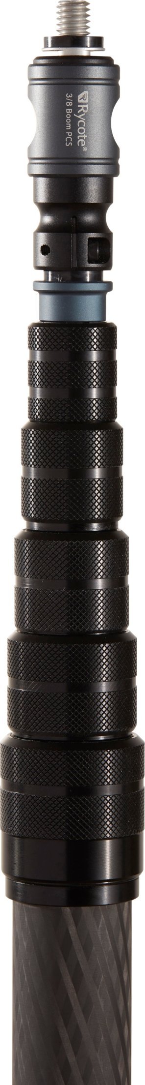 Lidhës boom Rycote PCS, majë 3/8", i zi