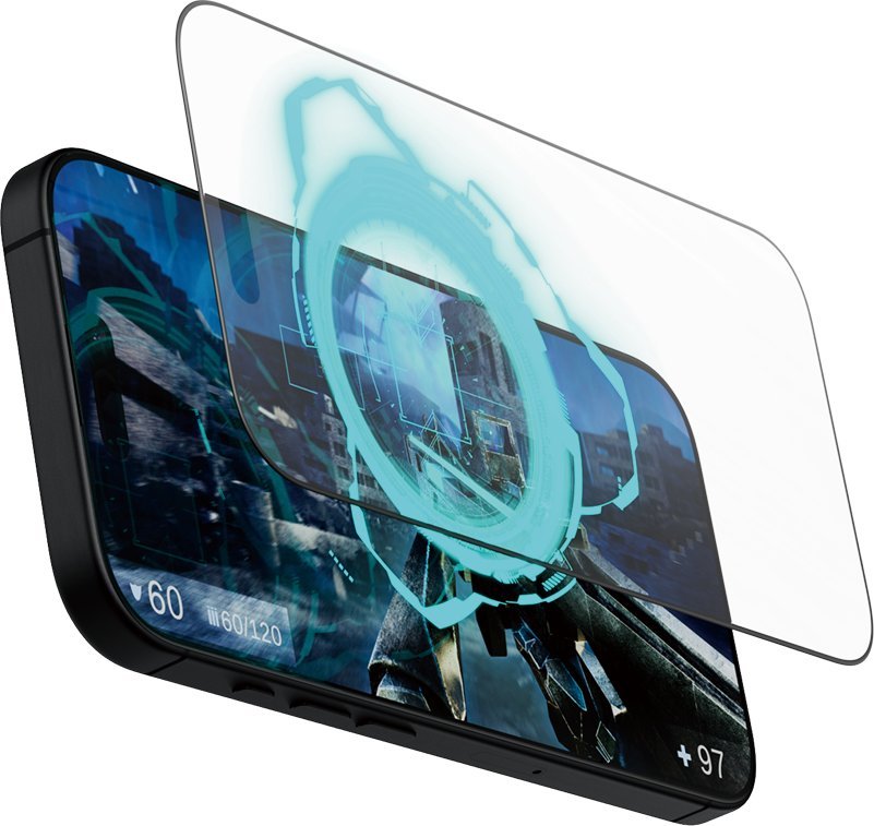 Mbrojtës ekrani PanzerGlass Gaming për iPhone 16 Pro, Ultra-Wide Fit, transparent