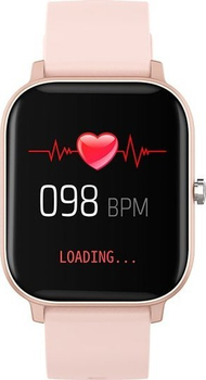 Smartwatch Allview StyFit L, monitorim shëndeti, njoftime smartphone, rozë