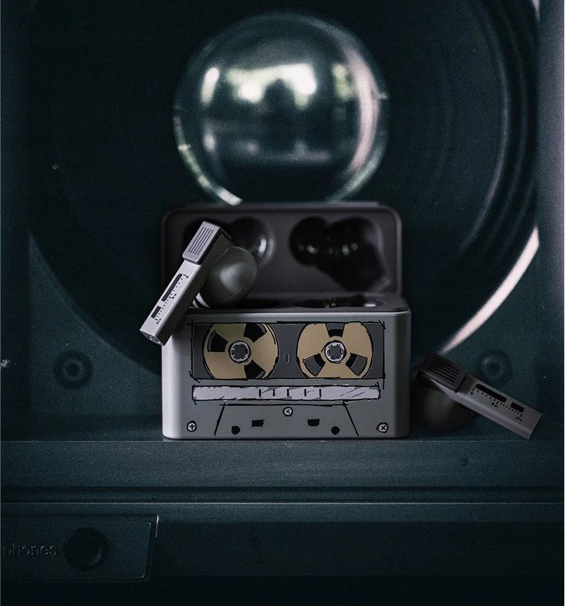 Kufje TWS MOONDROP Golden Ages 2, Bluetooth, ANC, HiFi, të zeza