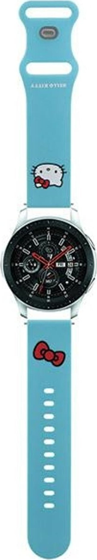 Rrip universal për smartwatch Hello Kitty Hkuwlschblb, silikon, 22mm, i kaltër