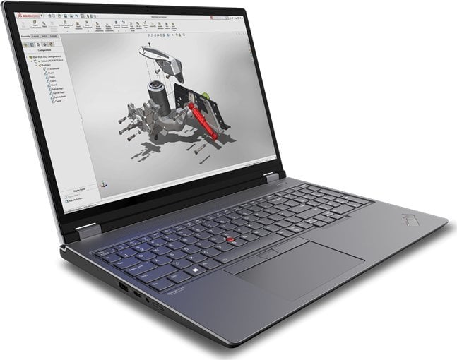 Laptop Lenovo ThinkPad P16 G2, 16" 165 Hz, Intel Core i7-13850HX, 32 GB RAM, 1 TB SSD, NVIDIA RTX 3500 Ada Generation, i hirtë
