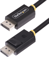Kabllo StarTech.com DisplayPort 2.1, 2m, 8K 60Hz, 40Gbps, e zezë