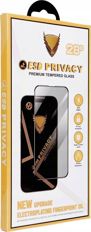 Xham mbrojtës OG Privacy për Samsung Galaxy A13 4G 5G, tempered glass, i zi