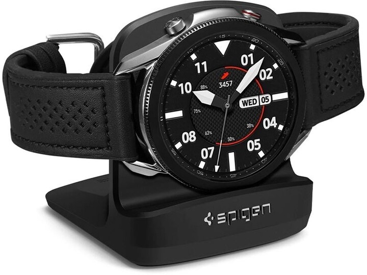 Mbajtëse karikuese Spigen për Samsung Galaxy Watch 3, e zezë