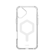 Mbulesë telefoni UAG Plyo me MagSafe për iPhone 16e, transparente, e bardhë