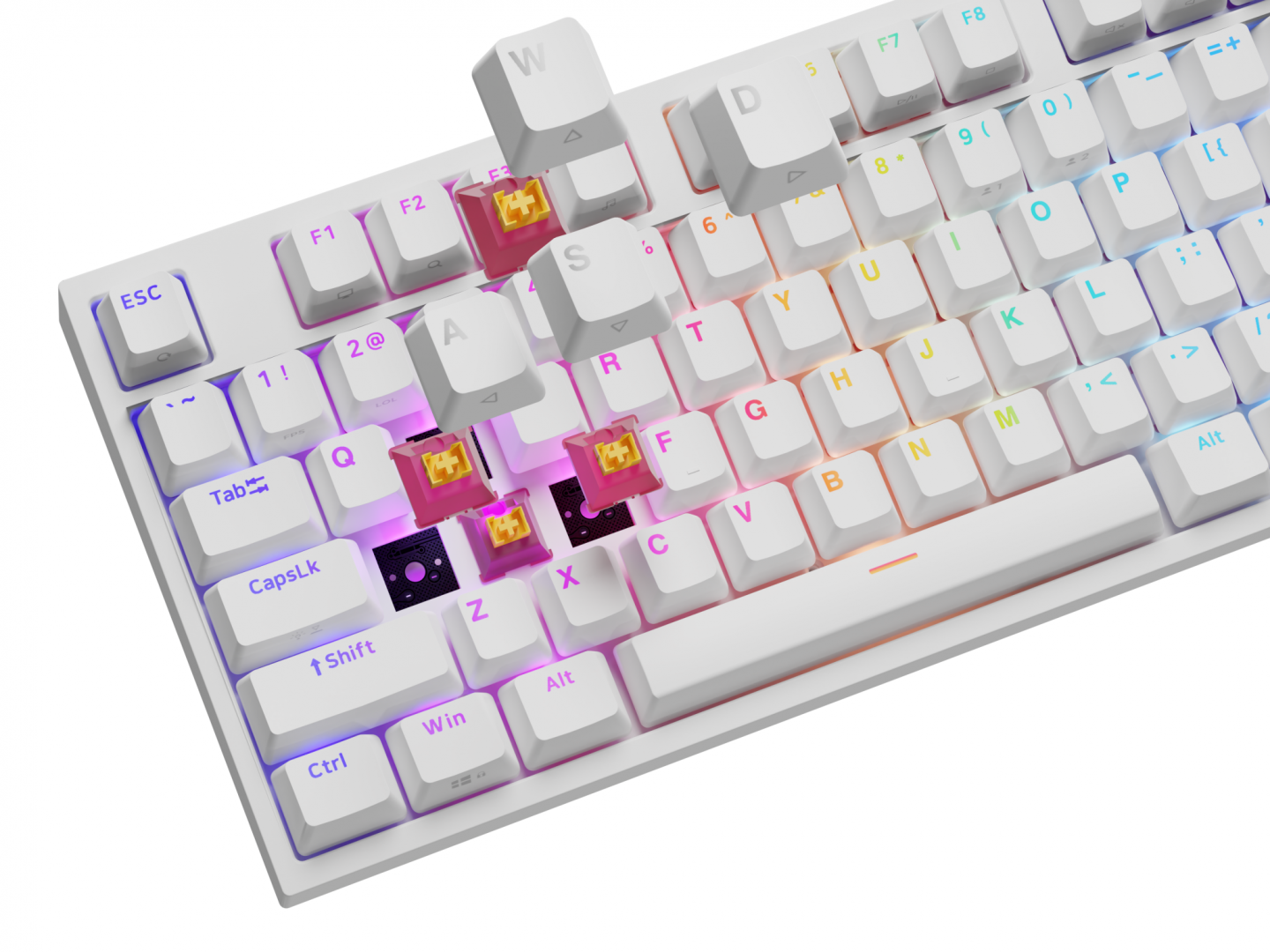 Tastierë mekanike Genesis Thor 404 NKG-2300, RGB, me kabllo, e zezë