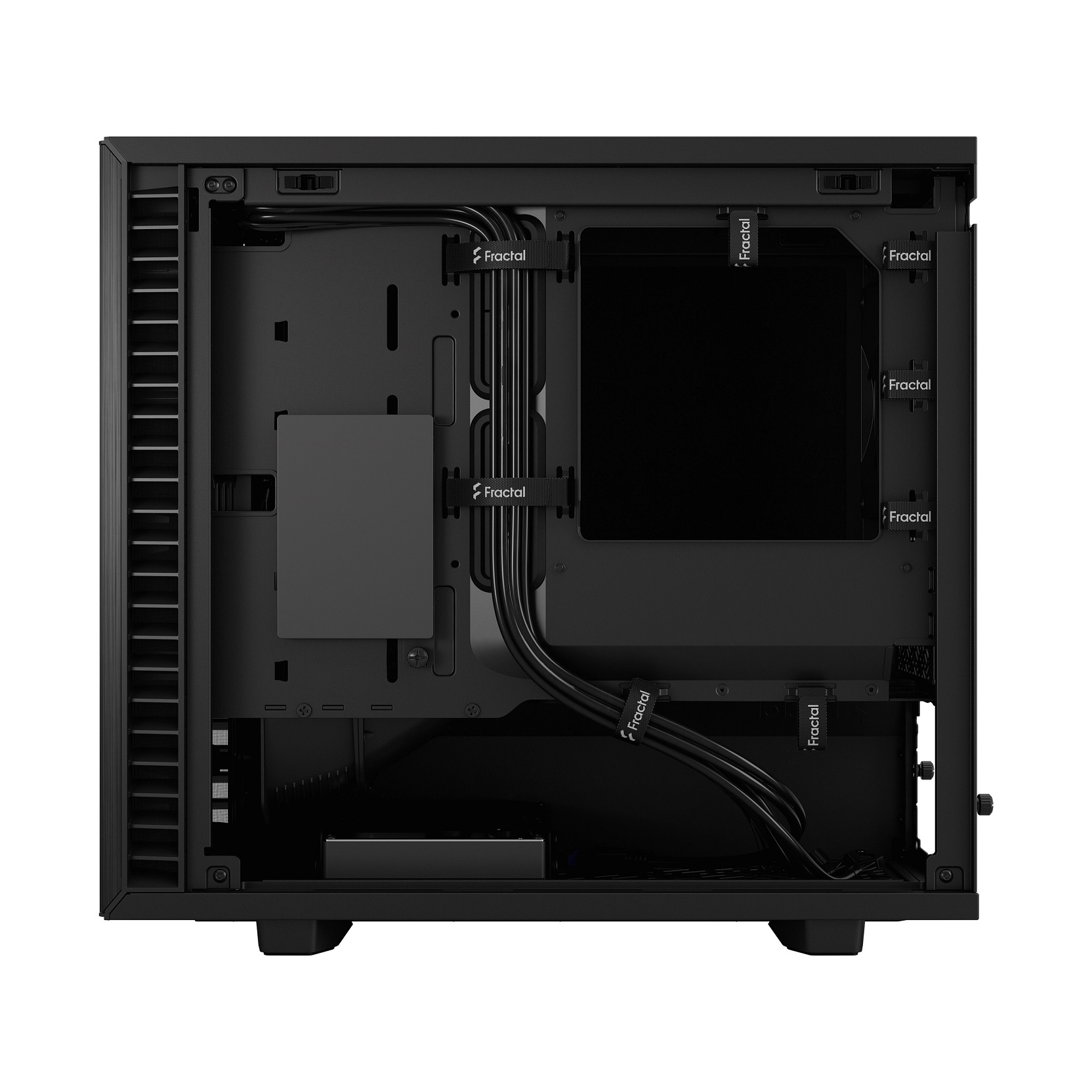 Kasë Fractal Design Define 7 Nano Black Solid, Mini ITX, e zezë