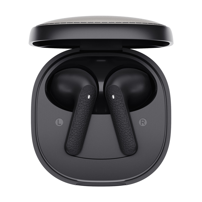 Kufje wireless QCY T41 TWS, 35 orë bateri, me etui karikimi, të zeza