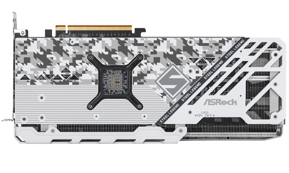 Kартичка за графика ASRock Radeon RX 7700 XT Steel Legend OC, 12GB GDDR6, бела