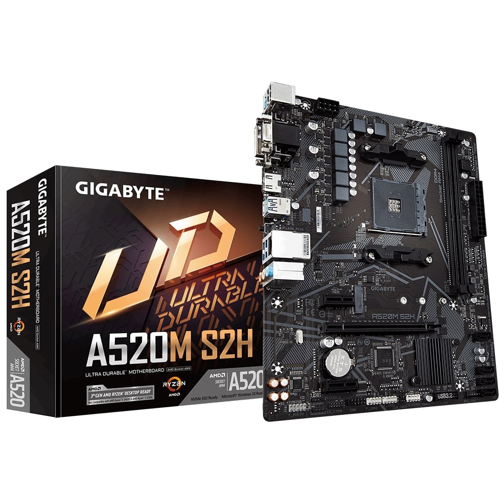 Pllakë amë Gigabyte A520M S2H motherboard Socket AM4 micro ATX