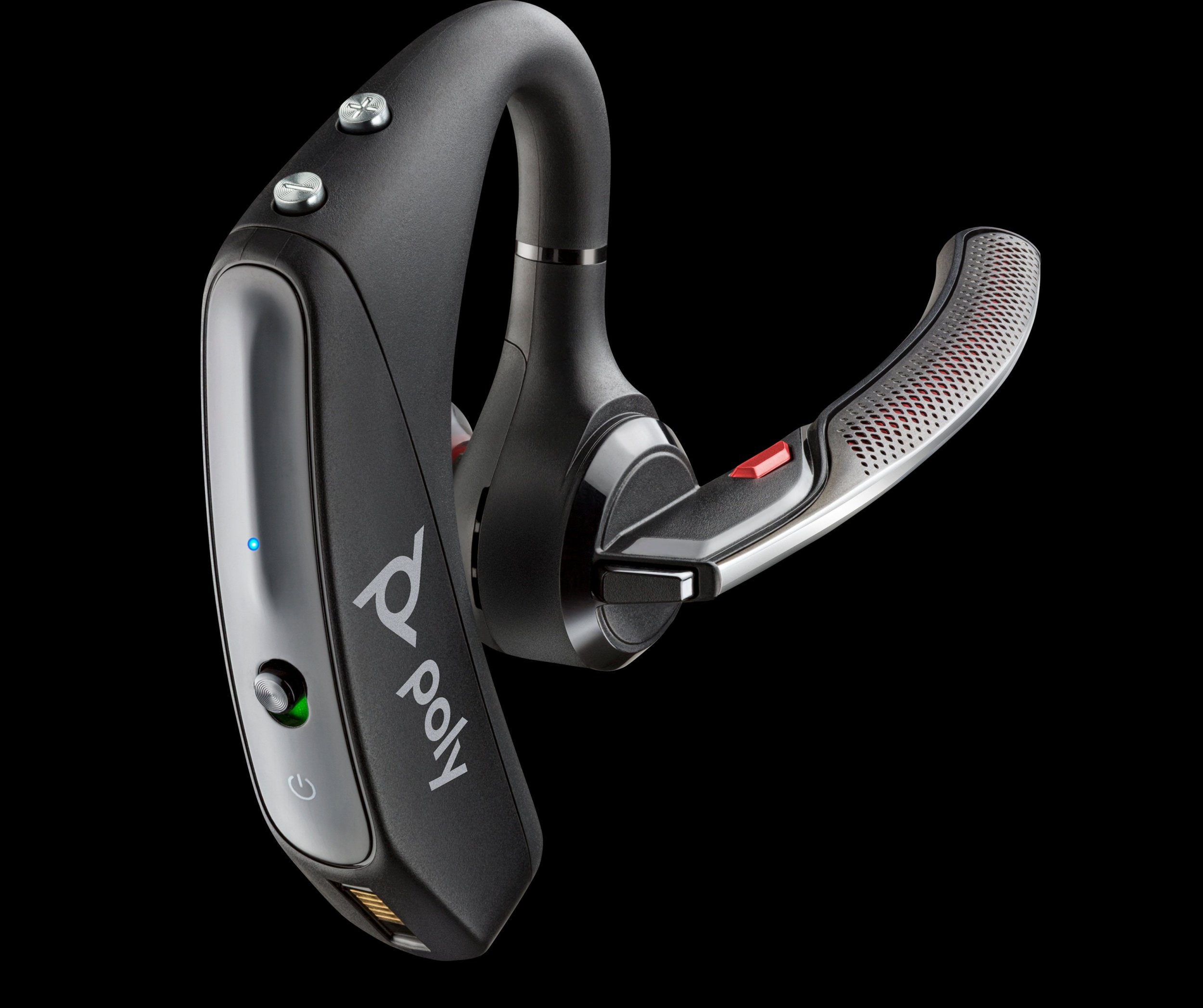 Kufje Bluetooth Poly Voyager 5200, me mikrofon, anulim zhurme, e zezë