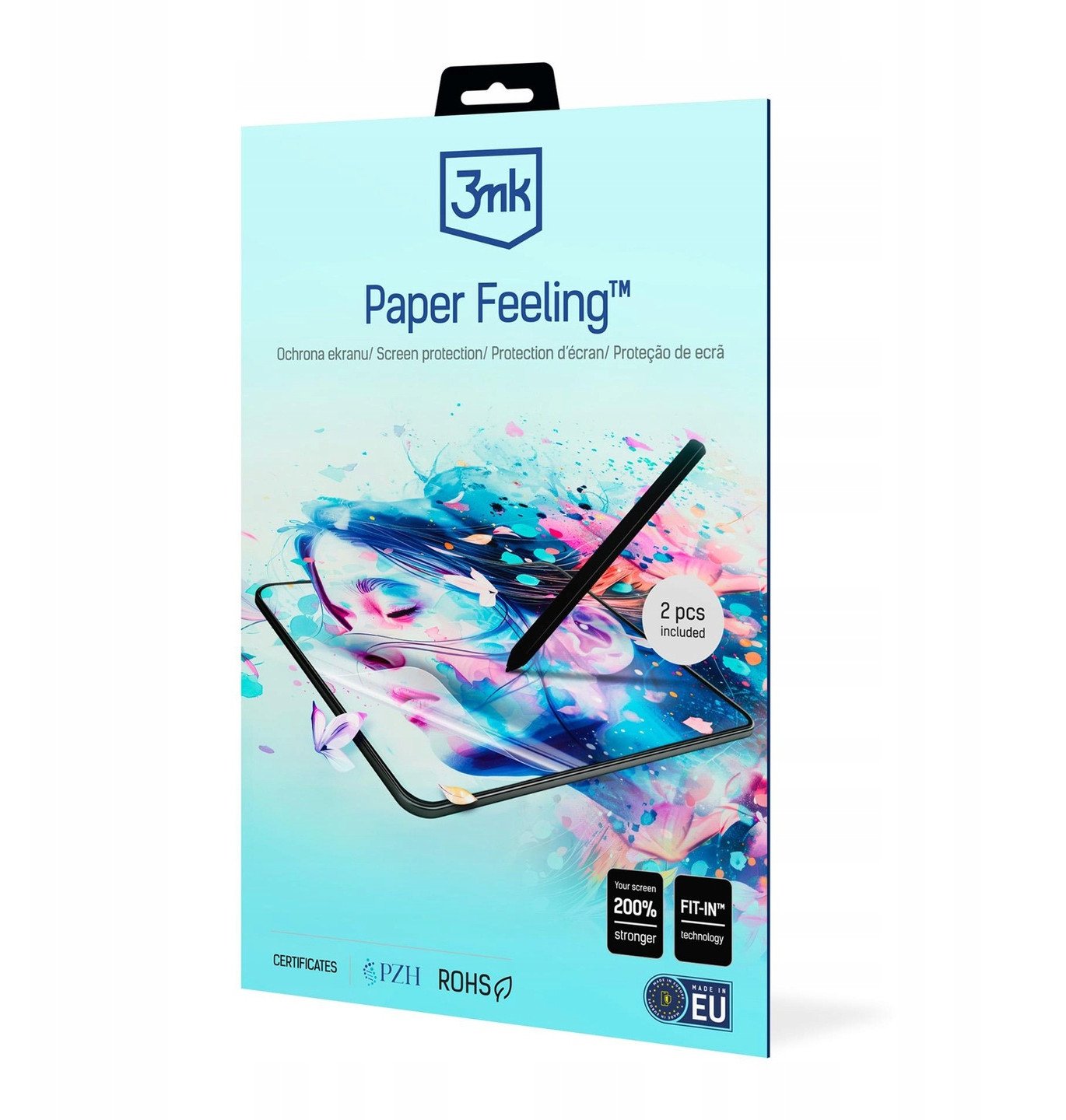 Folie mbrojtëse 3MK PaperFeeling për Microsoft Surface Pro Copilot+ 12", mat, 2 copë, transparente