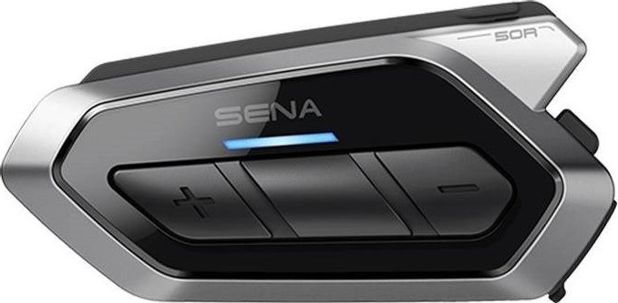 Sistem komunikimi për motoçikleta Sena 50R Harman Kardon, Mesh, Bluetooth 5, i zi