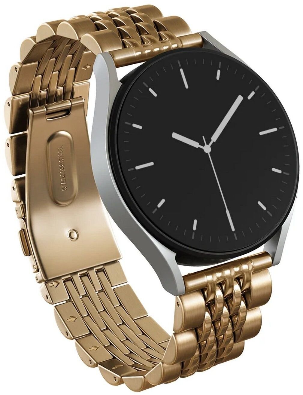 Rrip ore Burga Metal Bracelet Chic Royal, universal 22 mm, metalik, ngjyrë ari