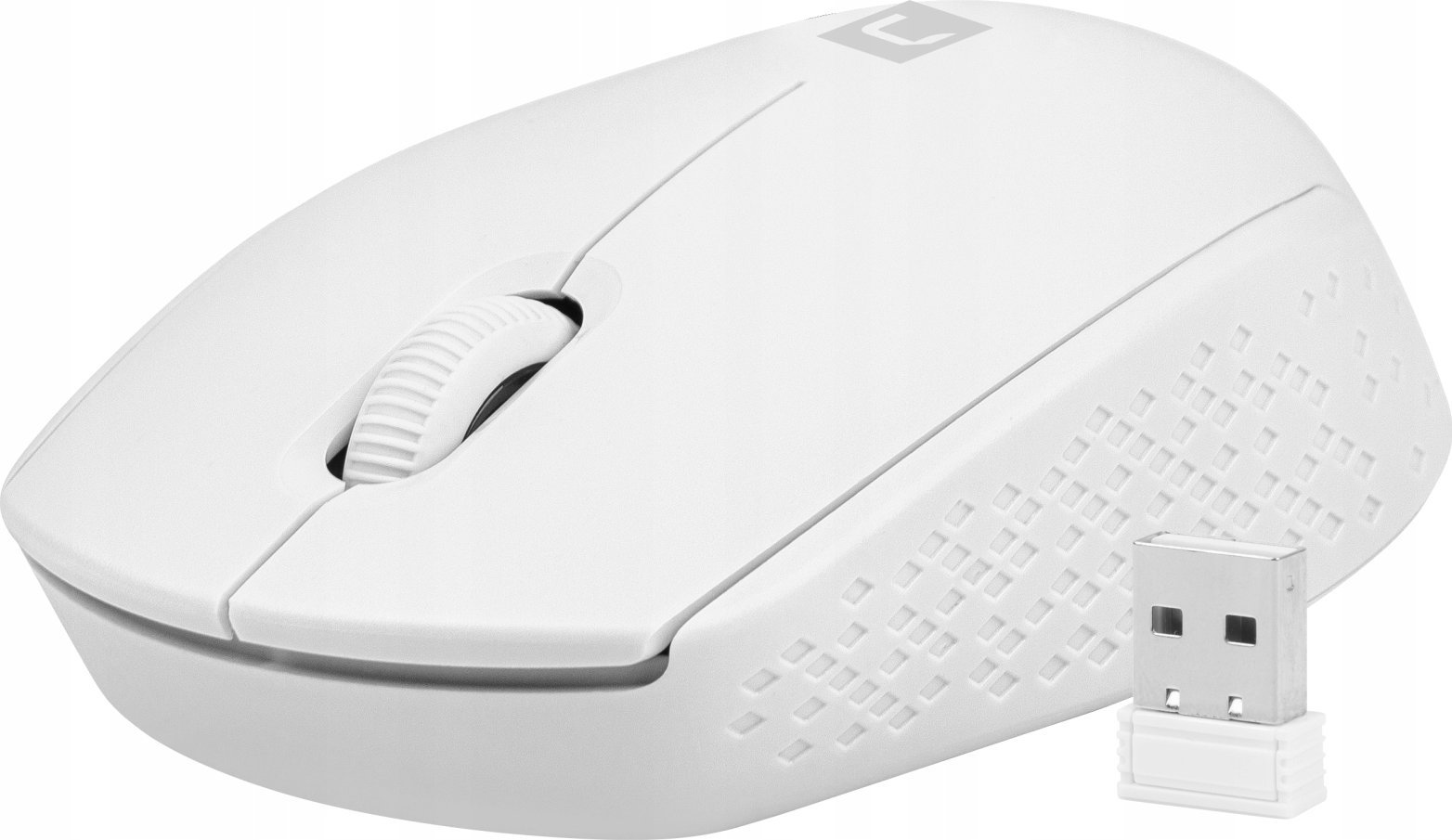 Mouse pa tela Natec Stork NMY-2188, 1600 DPI, 2.4 GHz, i bardhë